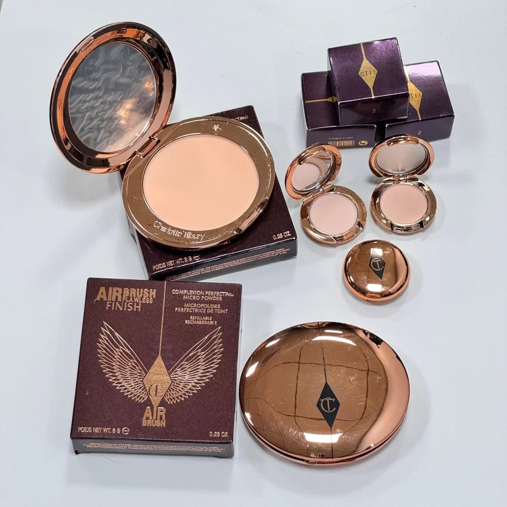 LUXE LINE Charlotte Tilbury Foundation & Setting Spray – Flawless Makeup