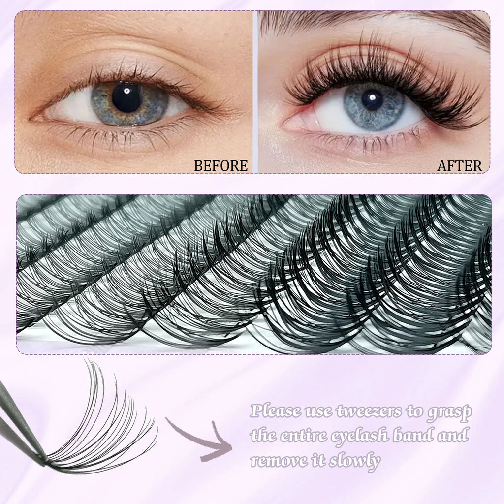 Starr 200 Clusters Eyelashes