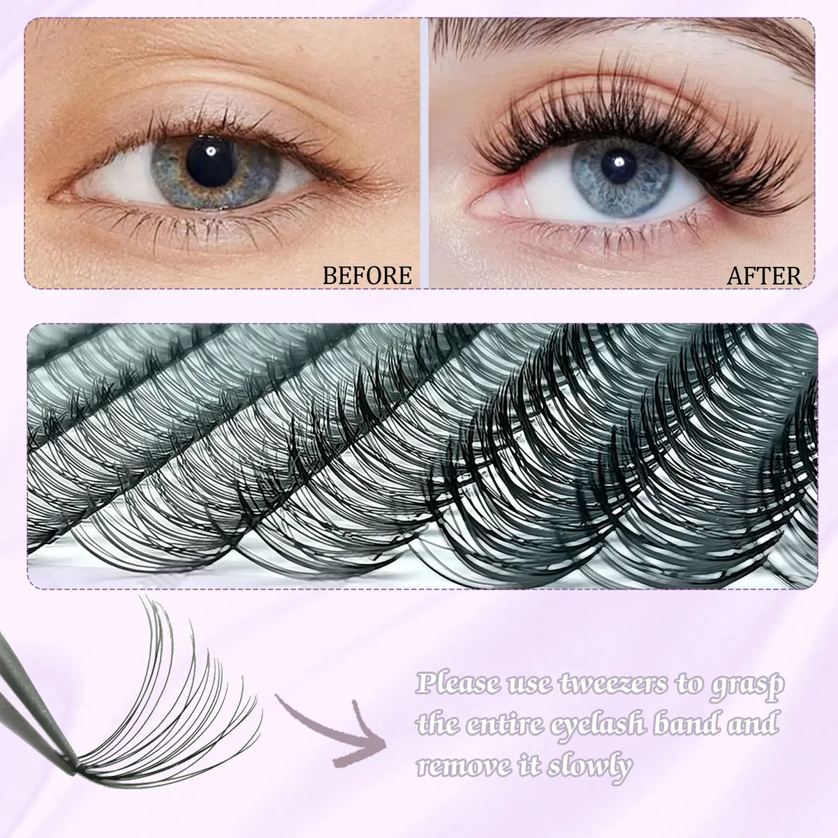 Starr 200 Clusters Eyelashes
