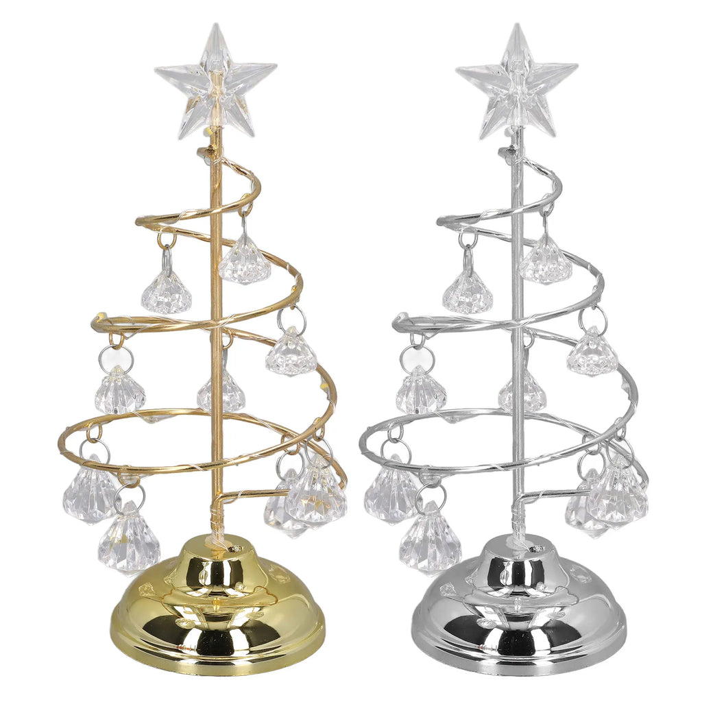 Crystal LED Christmas Tree Night Light