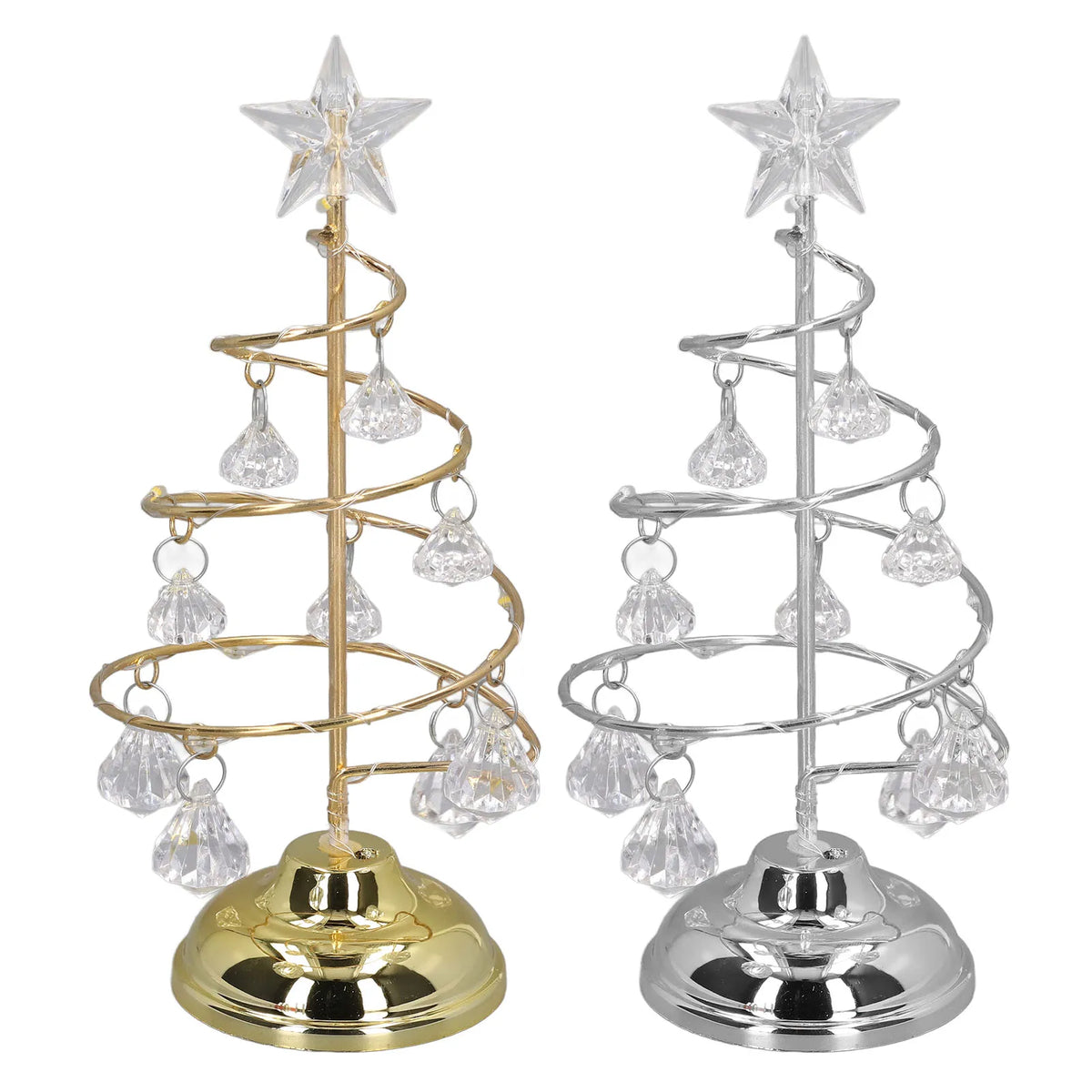 Crystal LED Christmas Tree Night Light