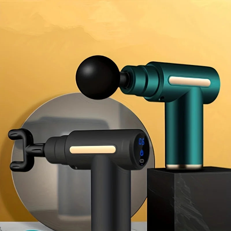 LUXE LINE Massage Gun – Handheld Deep Muscle Massager, 6 Modes & 6 Gears