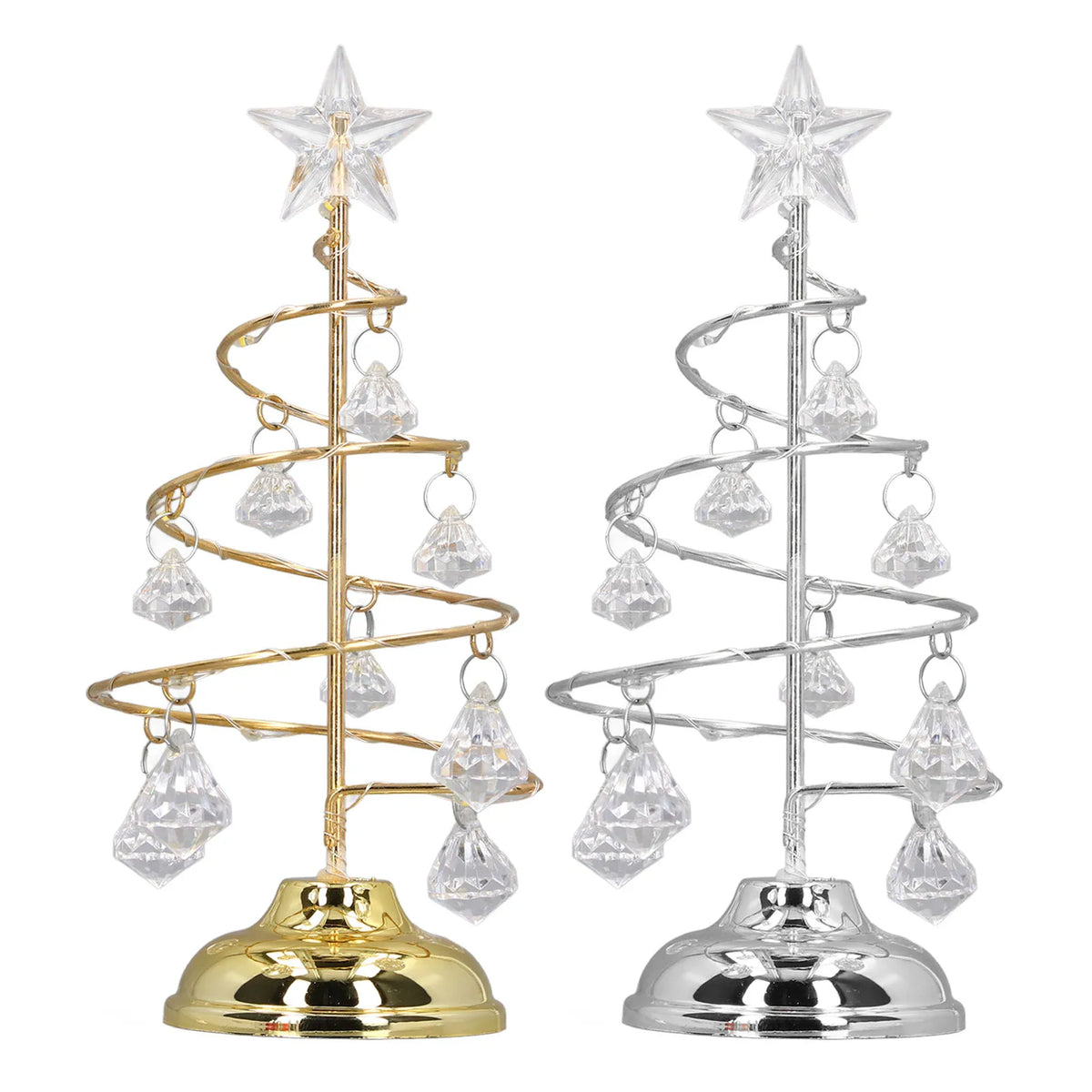 Crystal LED Christmas Tree Night Light