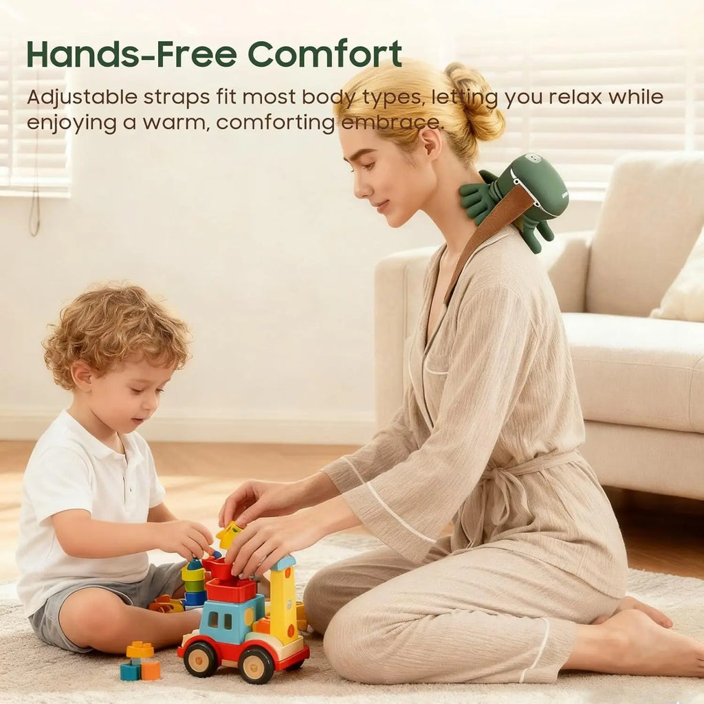 LUXE LINE Hand & Neck Massager – Bionic Heated Shoulder & Cervical Relief