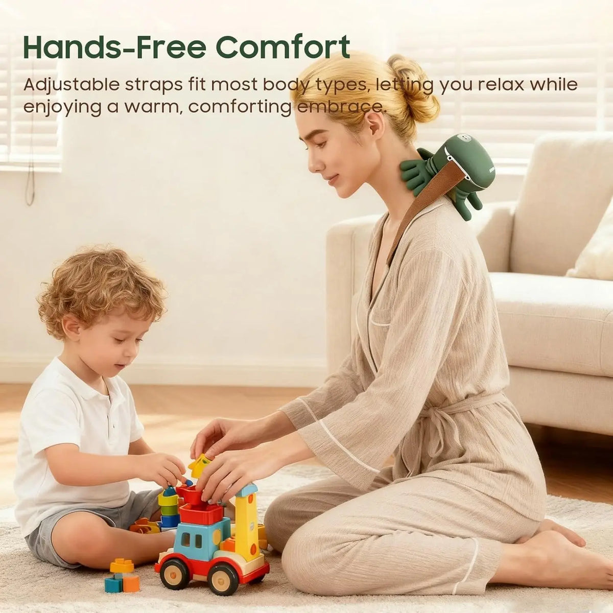 LUXE LINE Hand & Neck Massager – Bionic Heated Shoulder & Cervical Relief