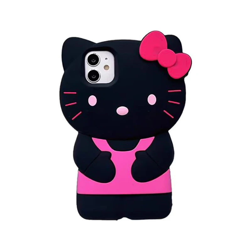 LUXE LINE Sanrio Hello Kitty 3D Bow Silicone iPhone Case