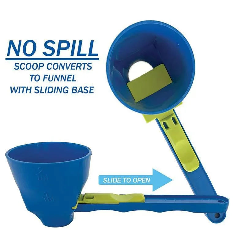 Mess-Free Protein Powder Scoop with Funnel