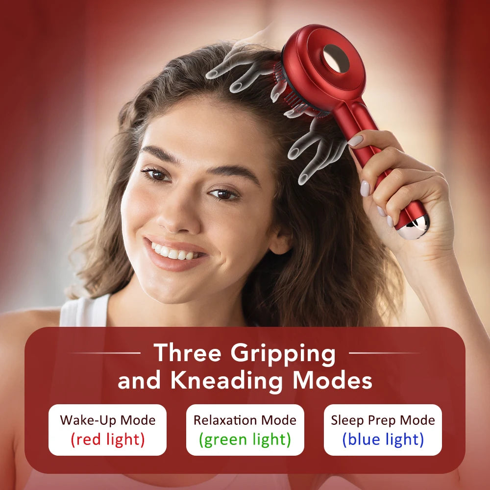 LUXE LINE Scalp Massage Comb with Red Light