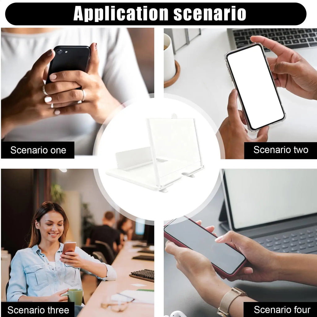 18 Inch 3D HD Mobile Phone Screen Magnifier Movie Stand Amplifier optical magnification Phone Holder 3D HD Movie Video Stand