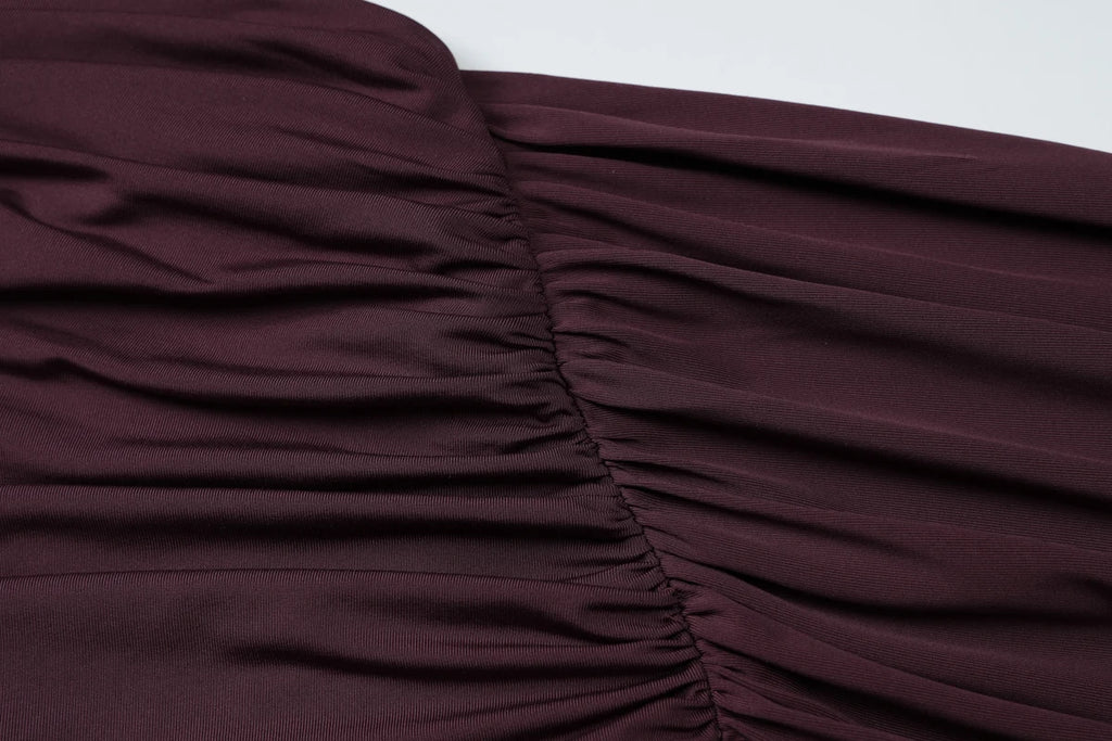 Ribbon Ruched Bodycon Romper