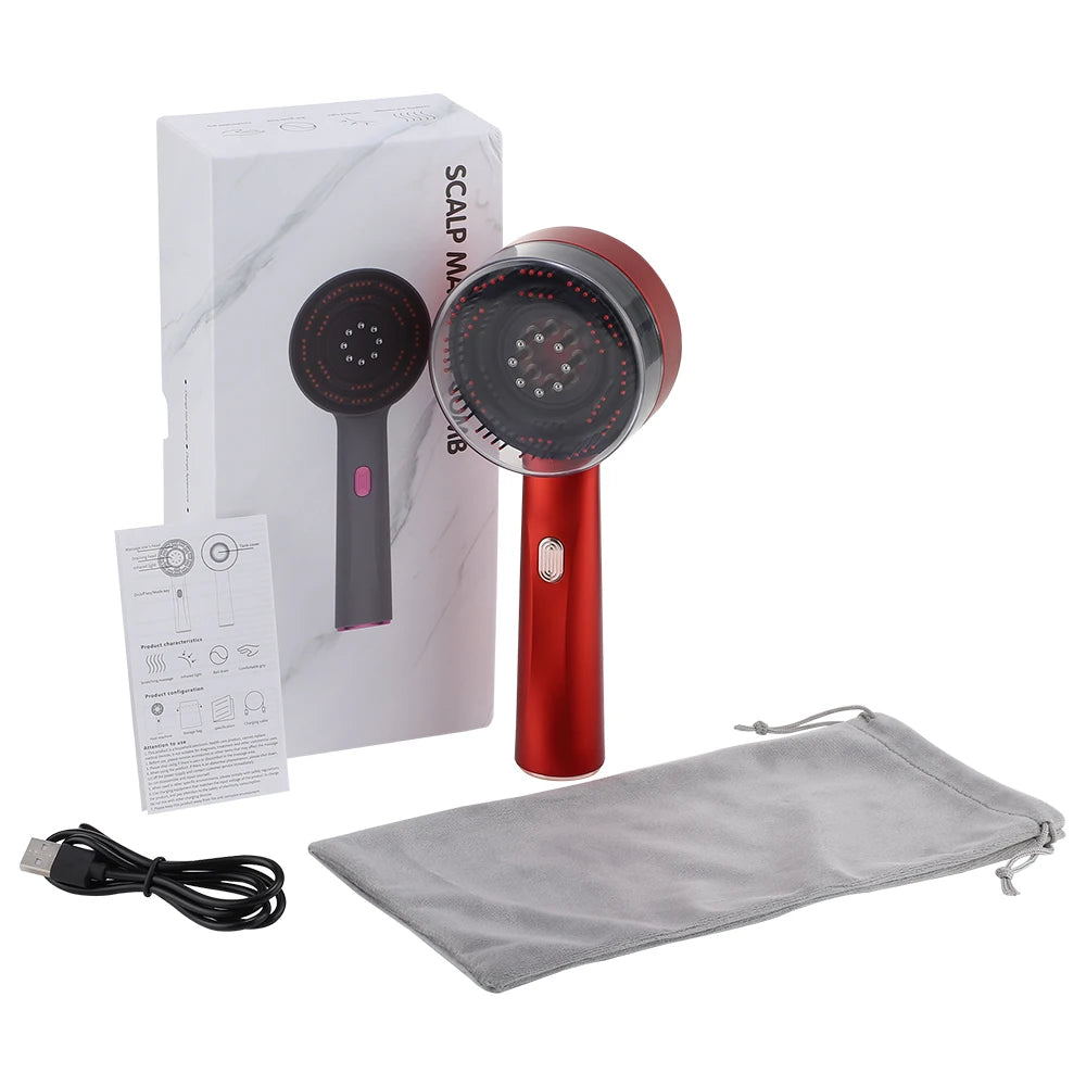 LUXE LINE Scalp Massage Comb with Red Light