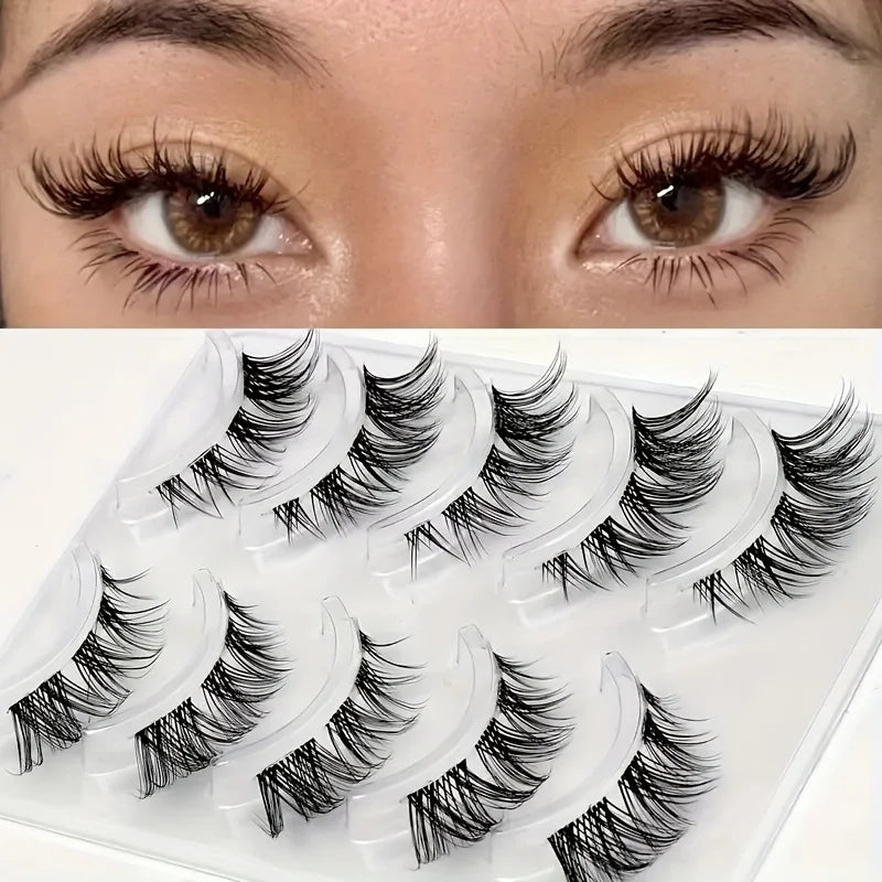 Fox-Eye False Eyelashes (5 Pairs)