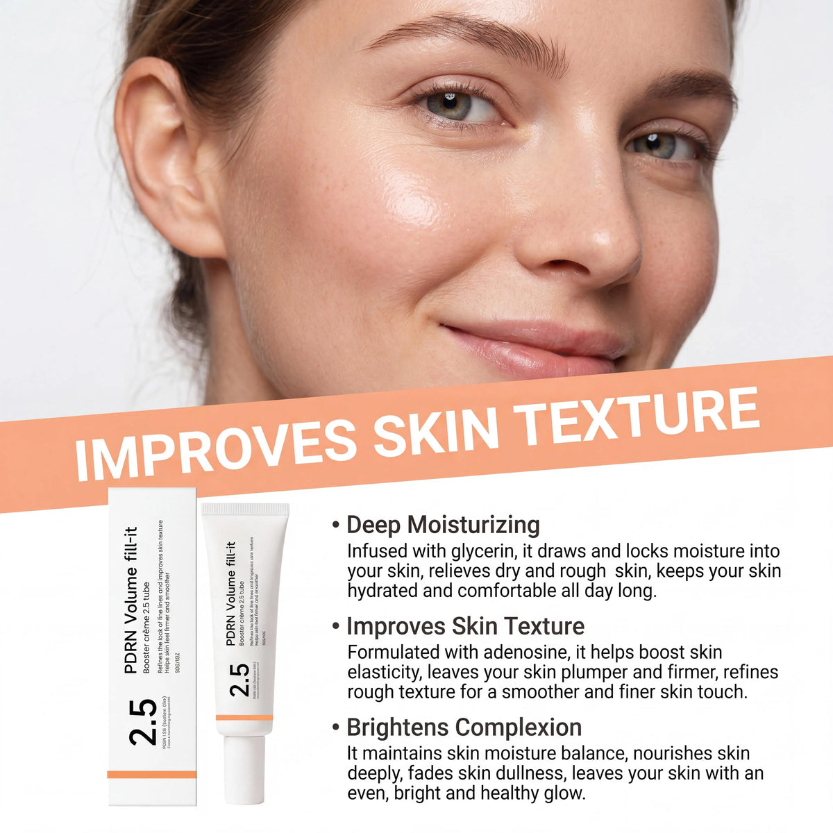 PDRN Volume Fill-It Booster Cream | Luxe Line Shop
