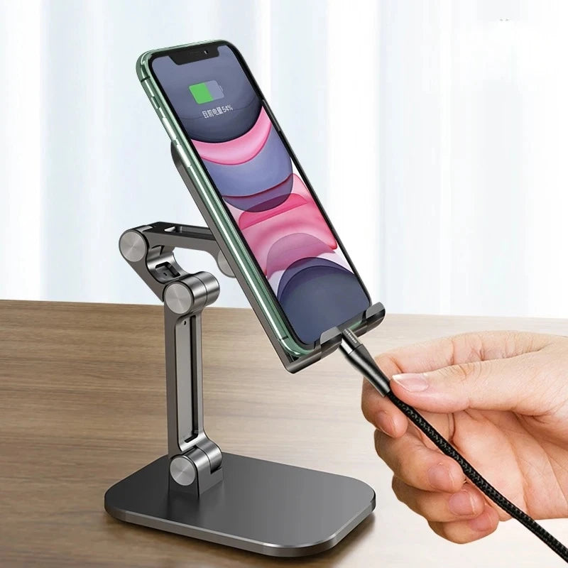 LUXE LINE 3-Section Foldable Phone & Tablet Desk Stand