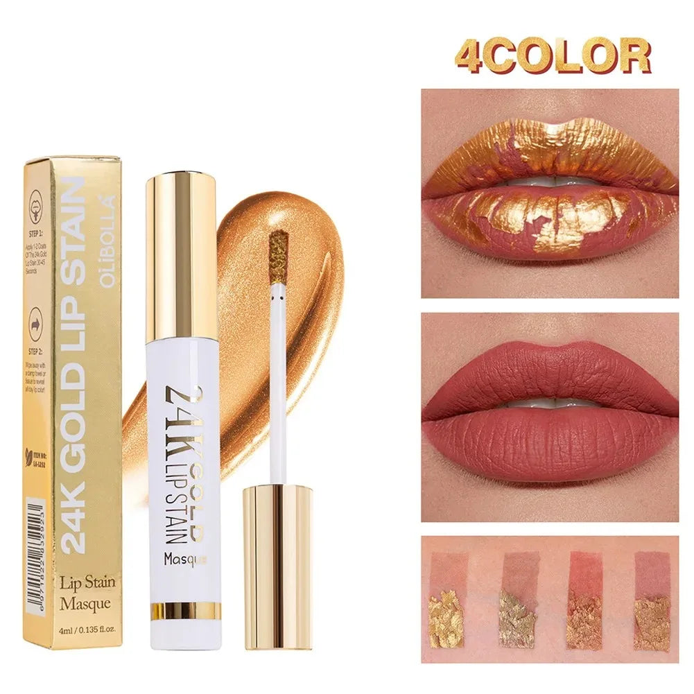4-Color Dual-Use Matte Lip Stain & Base