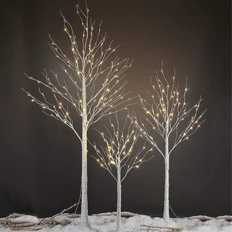 Christmas Birch Tree LED Light Decoration