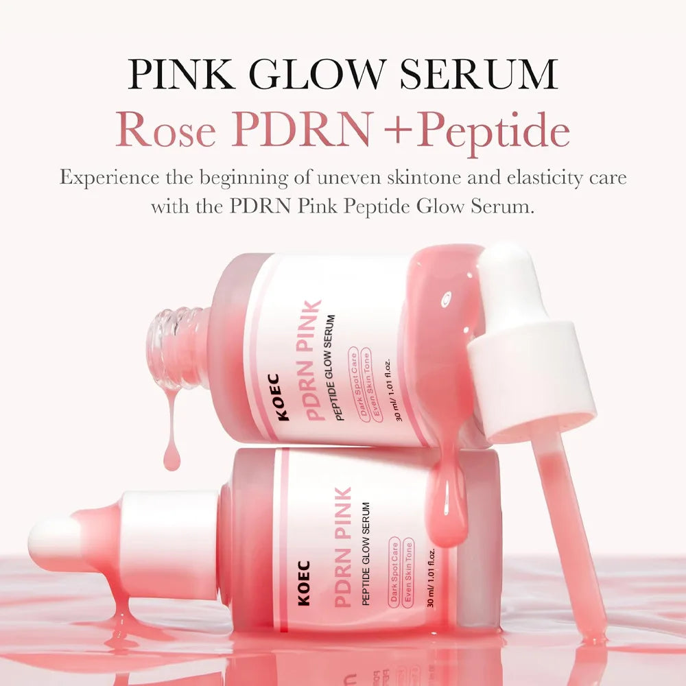 30ml KOEC Rose PDRN Pink Peptide Glow | Luxe Line Shop