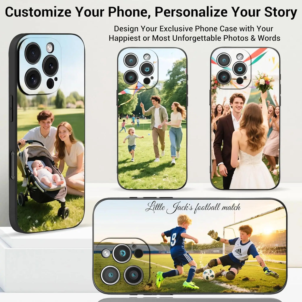 LUXE LINE Custom Matte Photo iPhone Case