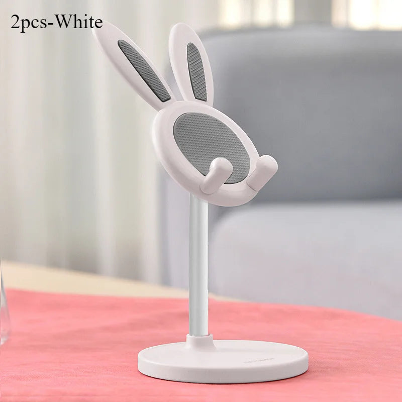 LUXE LINE Cute Rabbit Adjustable Desktop Phone Stand