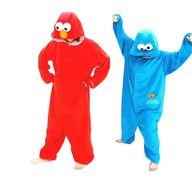 ELMO and COOKIE MONSTER Onesie
