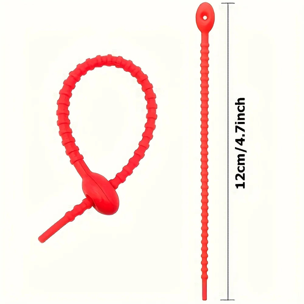 LUXE LINE Silicone Reusable Cable Organizer & Storage Bag