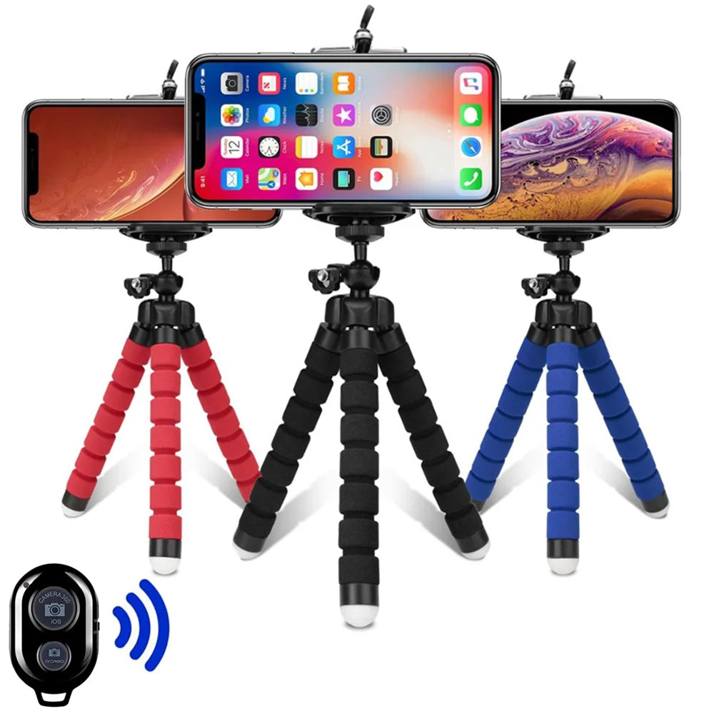 LUXE LINE Phone & Camera Tripod with Clip Holder