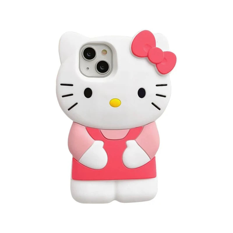 LUXE LINE Sanrio Hello Kitty 3D Bow Silicone iPhone Case
