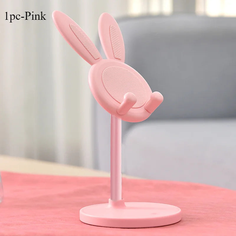 LUXE LINE Cute Rabbit Adjustable Desktop Phone Stand