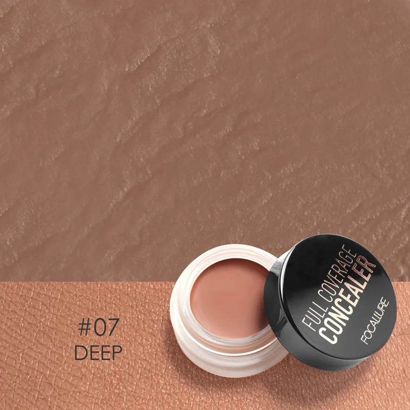 FOCALLURE Makeup Concelaer Full Coverage Waterproof Concealer Cream Oil-control Face Base Foundation Moisturizing Cosmetics