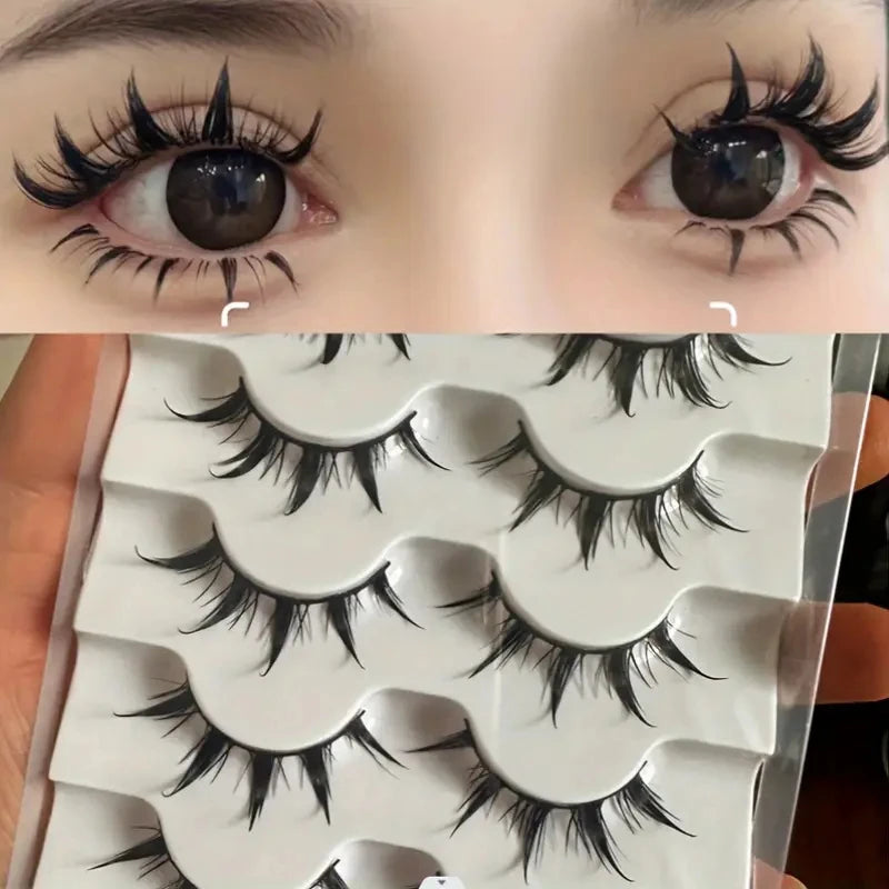 Adelia 5 Pairs of Anime-Style False Eyelashes