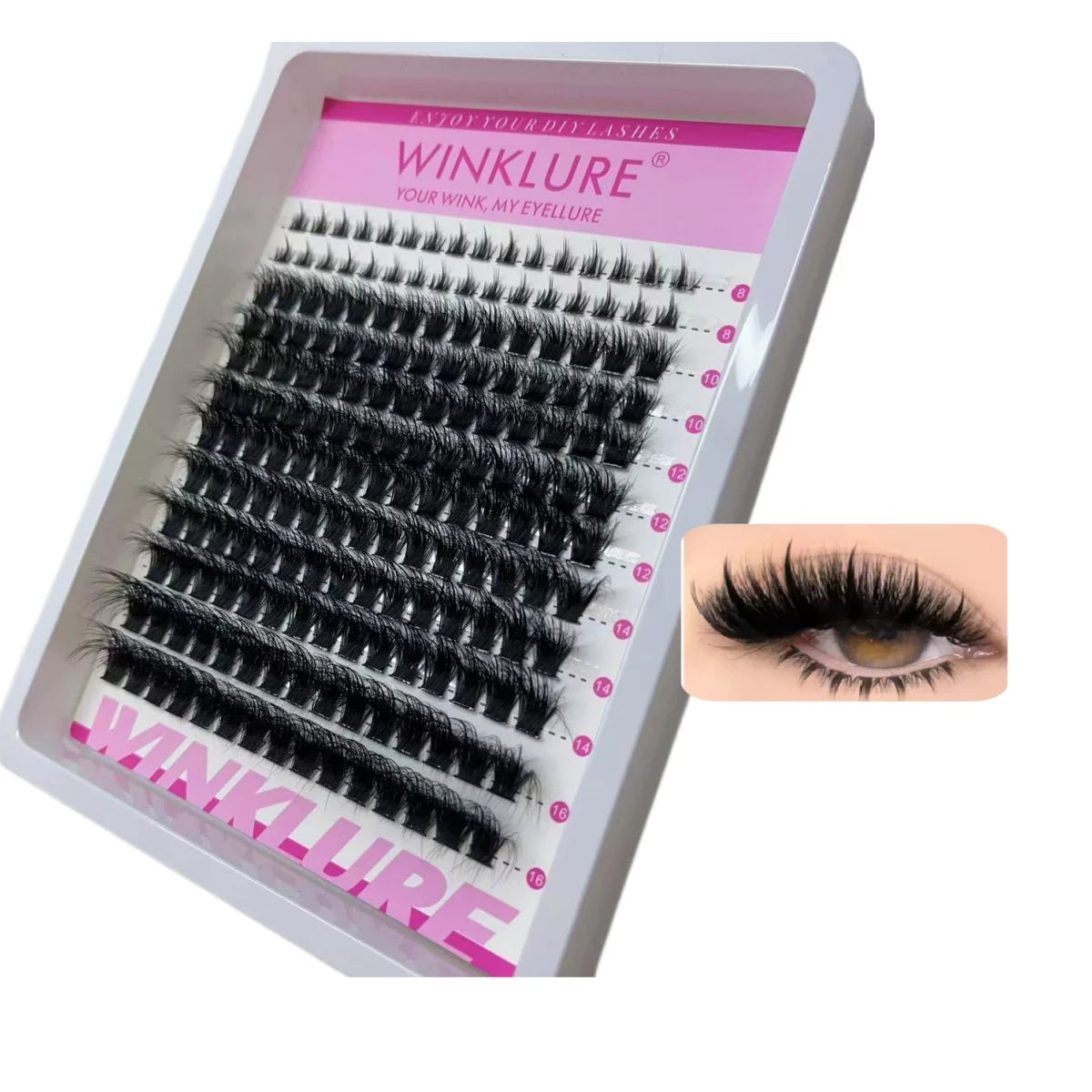 LUXE LINE WINKLURE Wispy Lash Clusters – DIY Eyelash Extensions