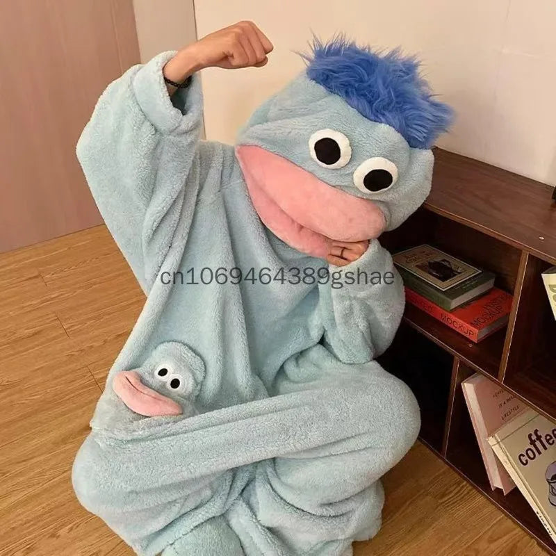 Adults Big Silly Mouth Monster Onesie