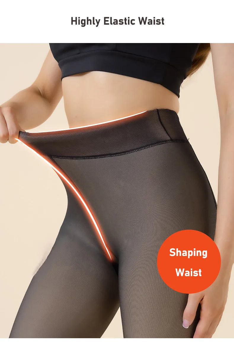 Thermal Fleece Pantyhose Tights