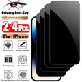 LUXE LINE Anti-Spy Privacy Screen Protector – Tempered Glass for iPhone