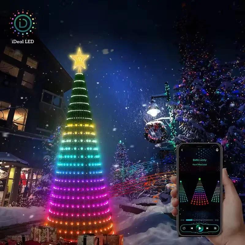 400-LED Smart RGB Christmas Tree String Lights