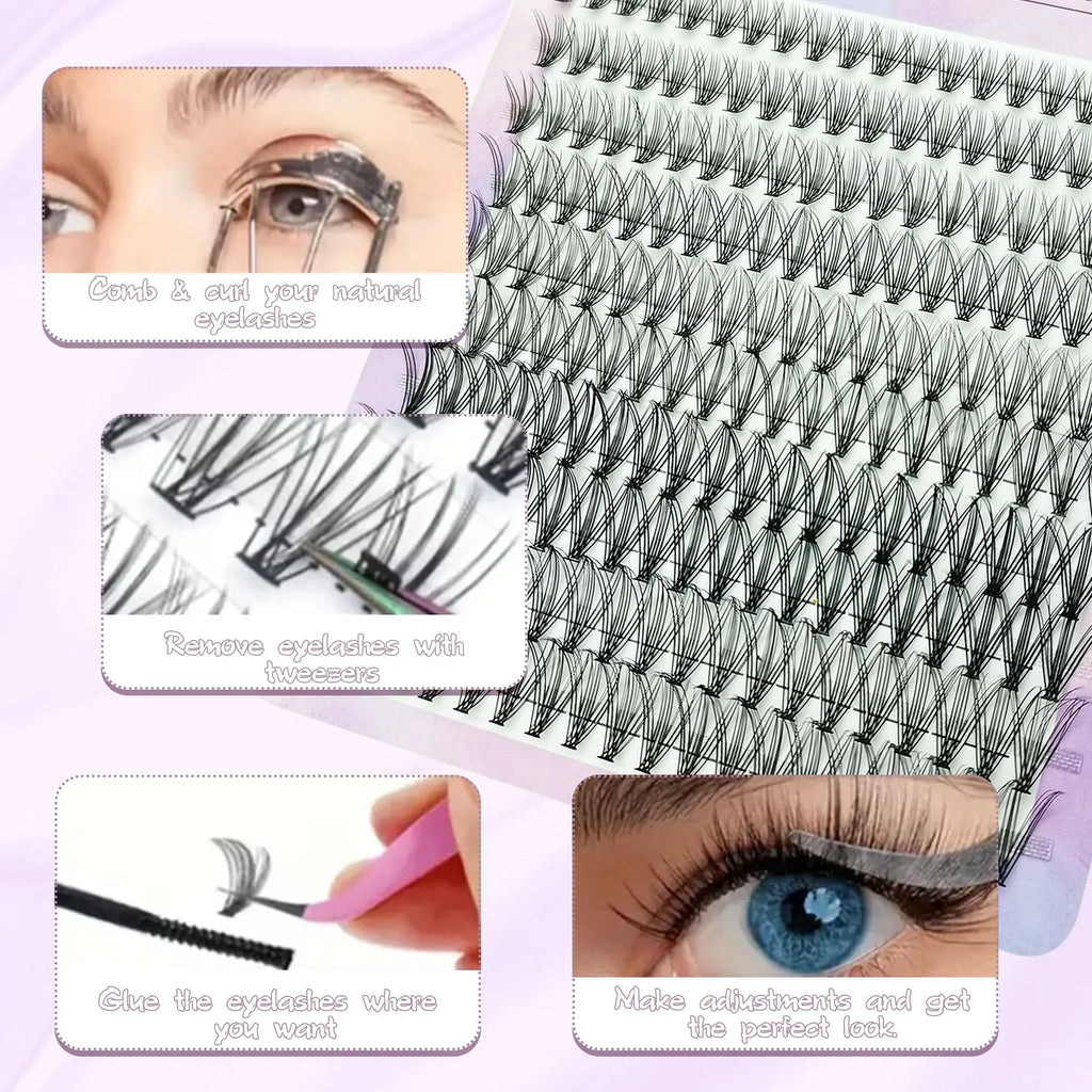 Starr 200 Clusters Eyelashes