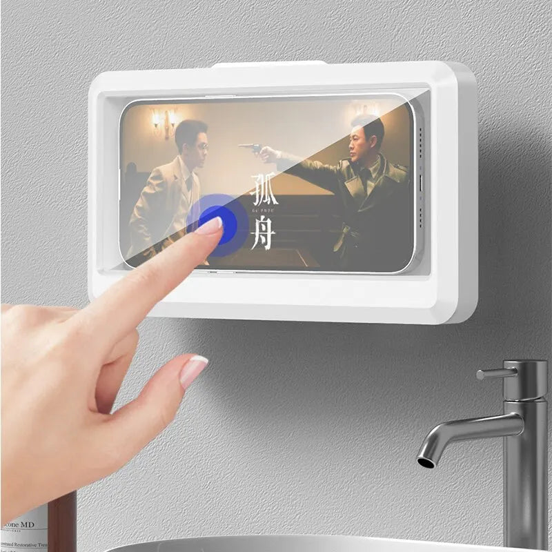 LUXE LINE Waterproof Anti-Fog Shower Phone Holder Case