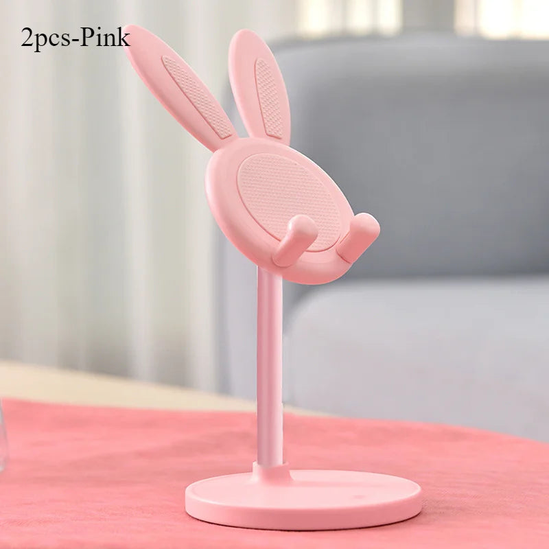 LUXE LINE Cute Rabbit Adjustable Desktop Phone Stand