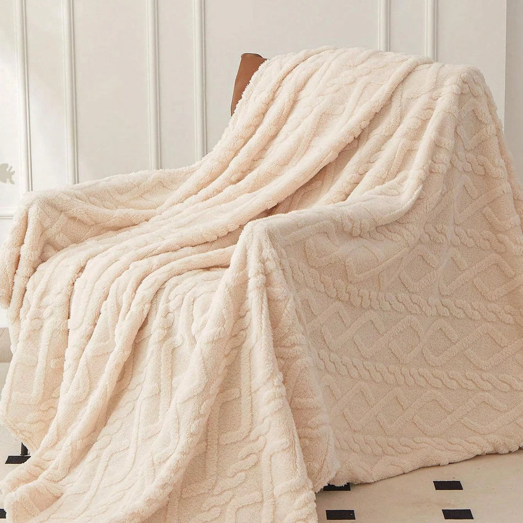 LUXE LINE Coral Fleece Blanket – Lightweight & Multi-Purpose