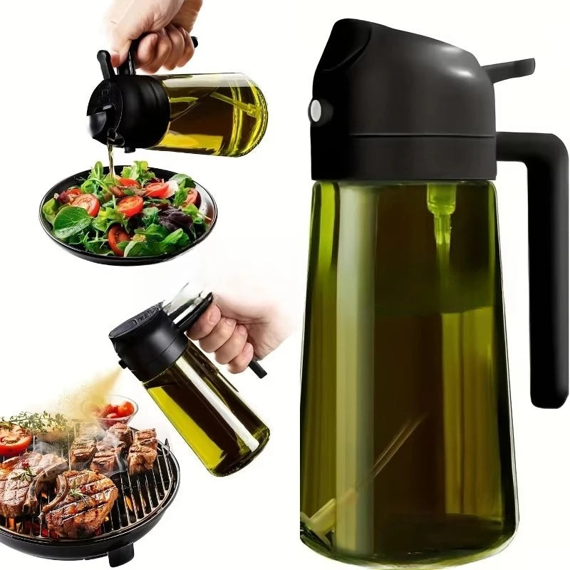 2-in-1 Oil Dispenser & Spray Bottle 500ml