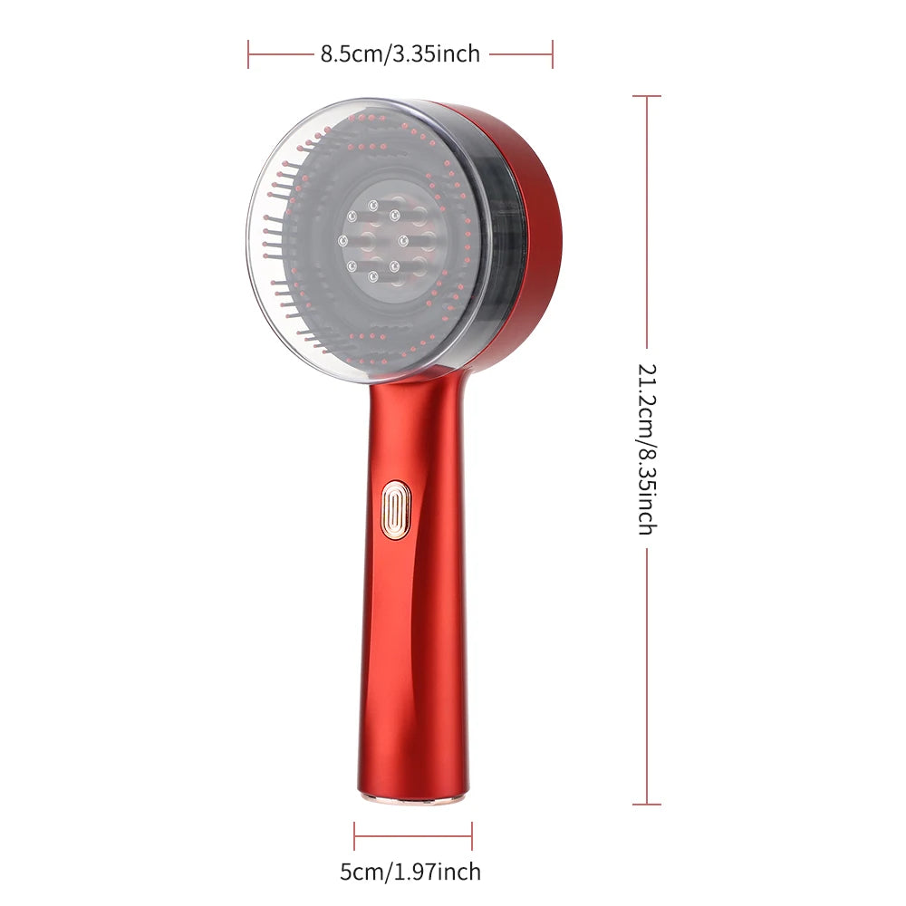 LUXE LINE Scalp Massage Comb with Red Light