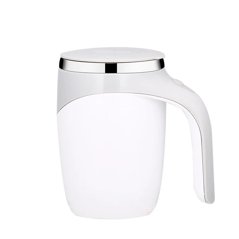 380ml Automatic Self Stirring Mug Coffee Milk Fruits Mixing Cup Electric Stainless Steel Lazy Rotating Mug Magnetic Stirring Cup