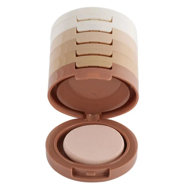 LUXE LINE 5-Color Contouring & Setting Powder Tower – Brightening, Oil Control