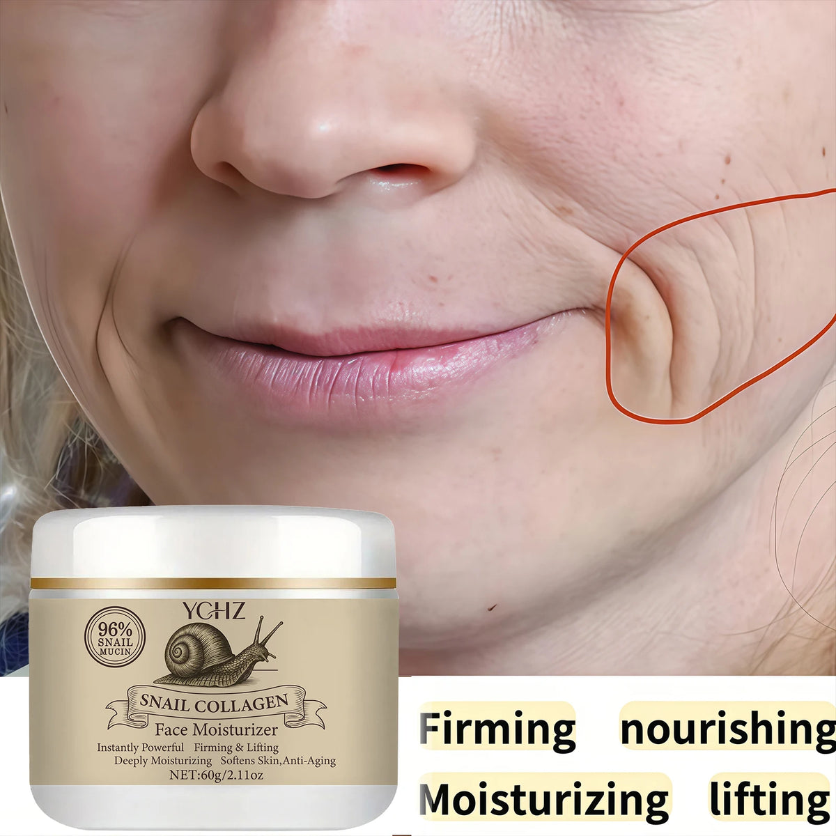 Snail Secretion Collagen Cream 60g