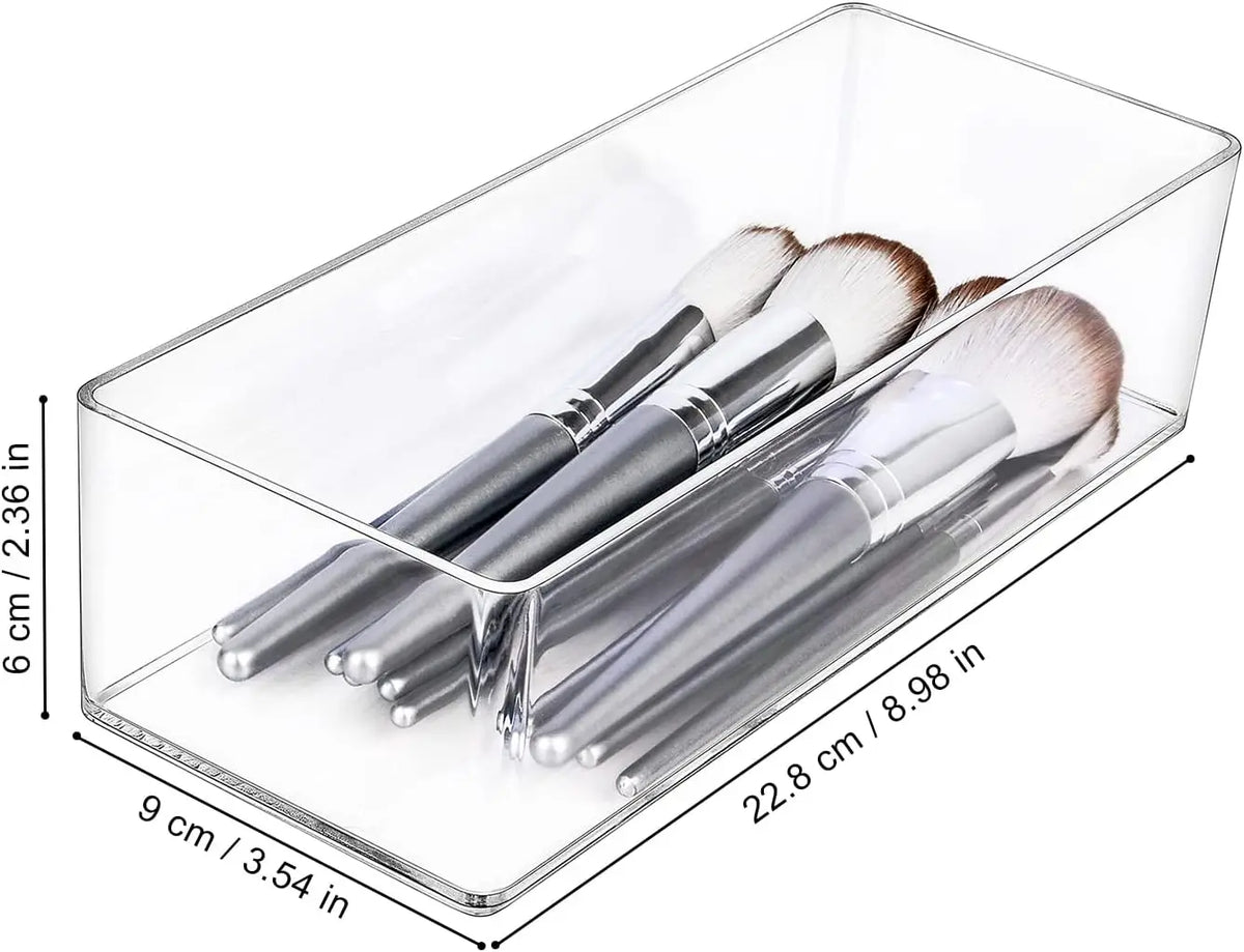 LUXE LINE Makeup Organizer for Drawer & Vanity – Countertop & Cabinet Storage Box