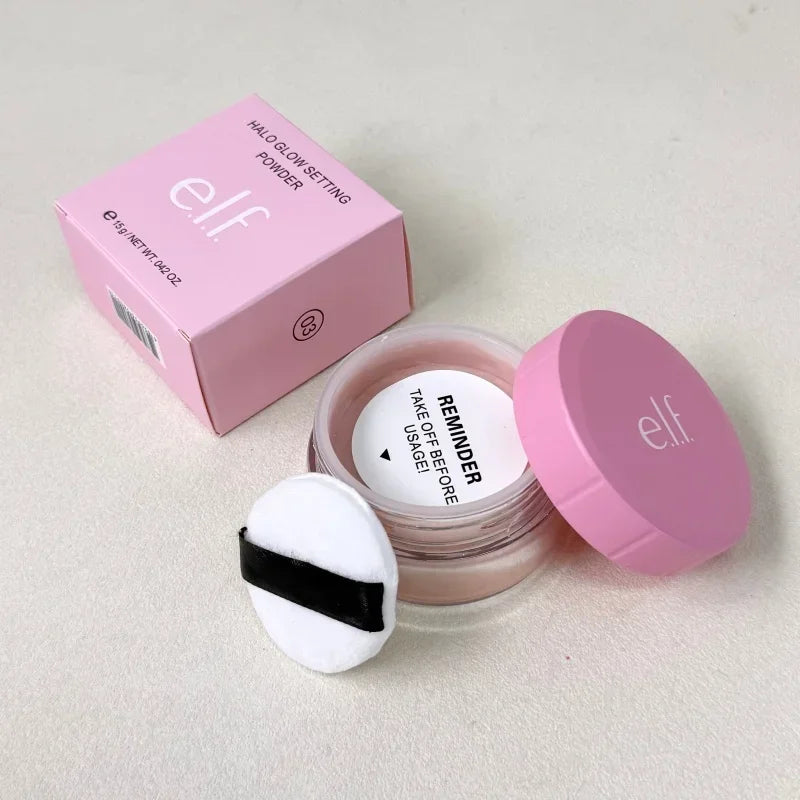 LUXE LINE Elf Setting Powder – Matte Oil Control Honey Powder & Lip Gloss